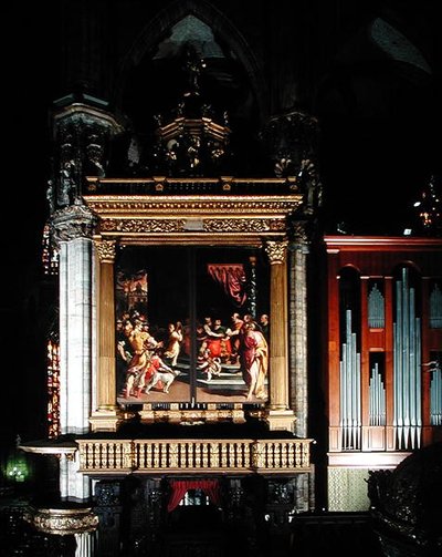 View of The Organ by Italian School